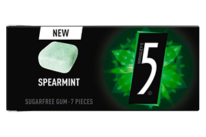 Kramtoma guma FIVE SPEARMINT 14g