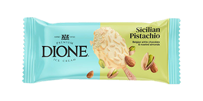 DIONE pistacijų ledai su šokoladu 90 ml