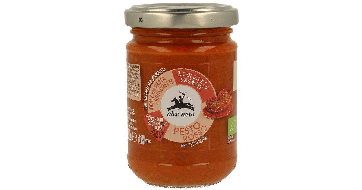 Red pesto sauce PESTO ROSSO, organic
