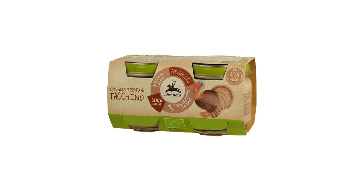 Organic turkey puree for babies from 4 months