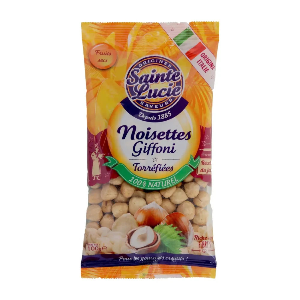 Filberts, blanched and roasted