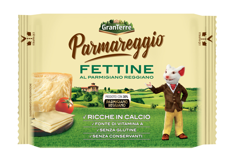 Melted cheese  PARMAREGGIO Parmigiano Reggiano, slices, 150 g