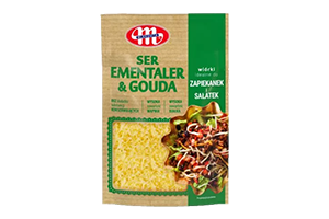 EMENTALER & GOUDA tarkuotas sūris 45% 100g