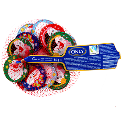 Šokoladinės monetos ONLY, 85g