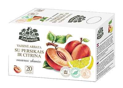 Fruit tea with peaches, citrus. HERBAL SUMMER FLAVOR 50g