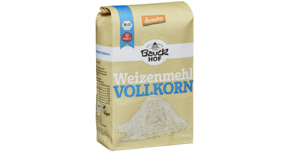 Whole grain wheat flour, biodynamic