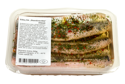 Silkių filė aliejuje SKANDINAVIŠKA, 500g