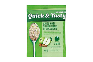 Avižinė košė su obuoliais SKANĖJA 40g