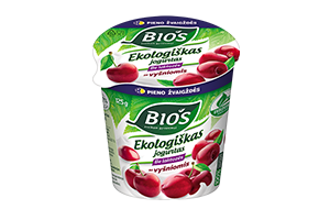 BIOS jogurtas su vyšniomis 3.5% 125g