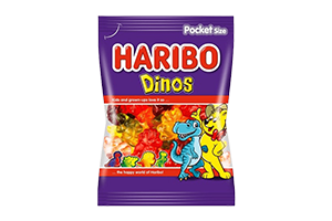 HARIBO DINOS fruit-flavored gummy jelly 100g