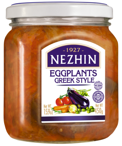 Eggplants NEZHIN, Greek style, 450g