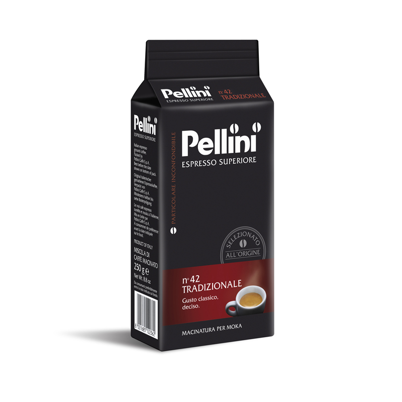 Grounded coffee PELLINI N.42, Tradizionale, 250 g
