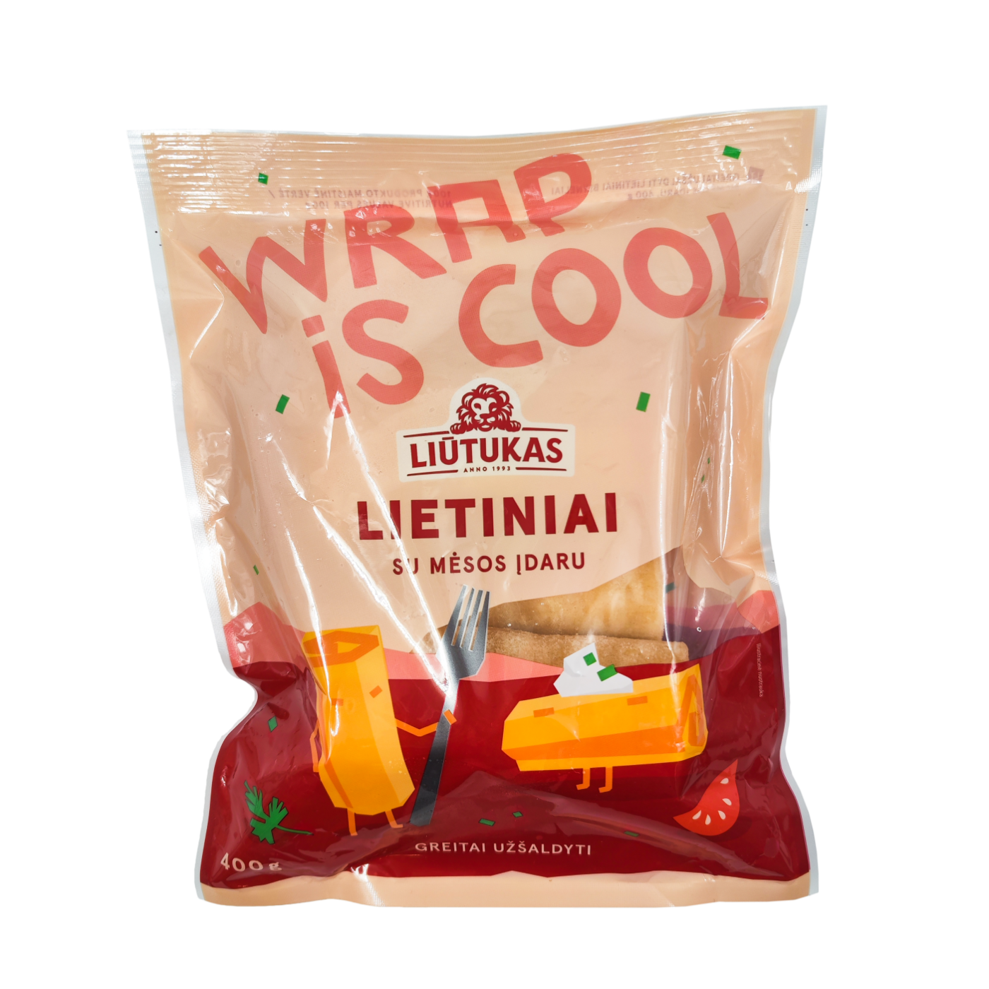 Frozen  pancakes  with meat, 400 g