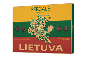 Šokoladinių saldainių rinkinys LIETUVA, 348 g