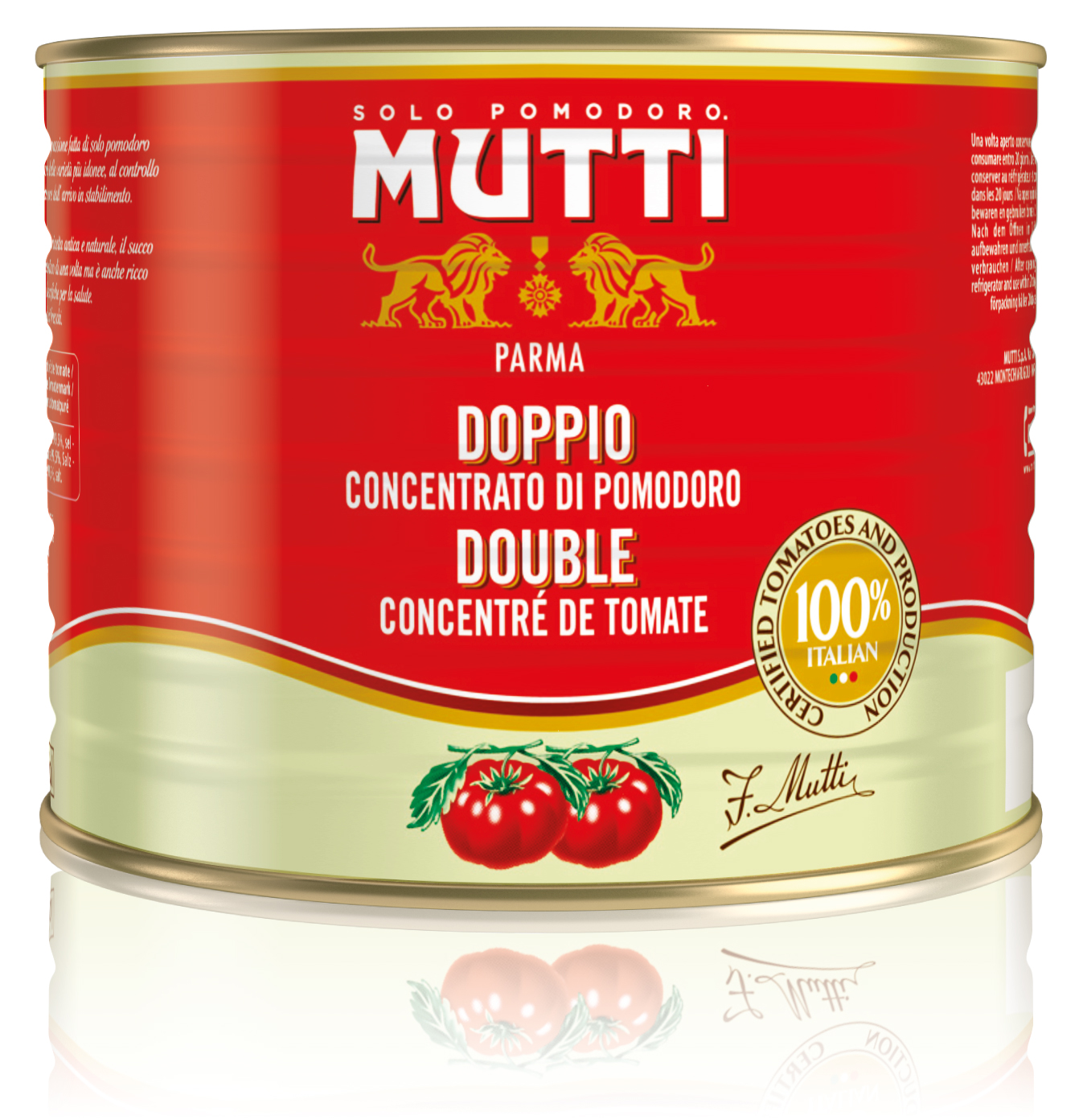 Tomato concentrate MUTTI, 2.1 kg