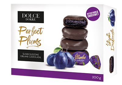 Slyvos šokolade DOLCE DORRE, 200 g