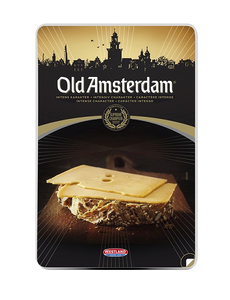 Hard cheese OLD AMSTERDAM, ripenned, sliced, 150 g