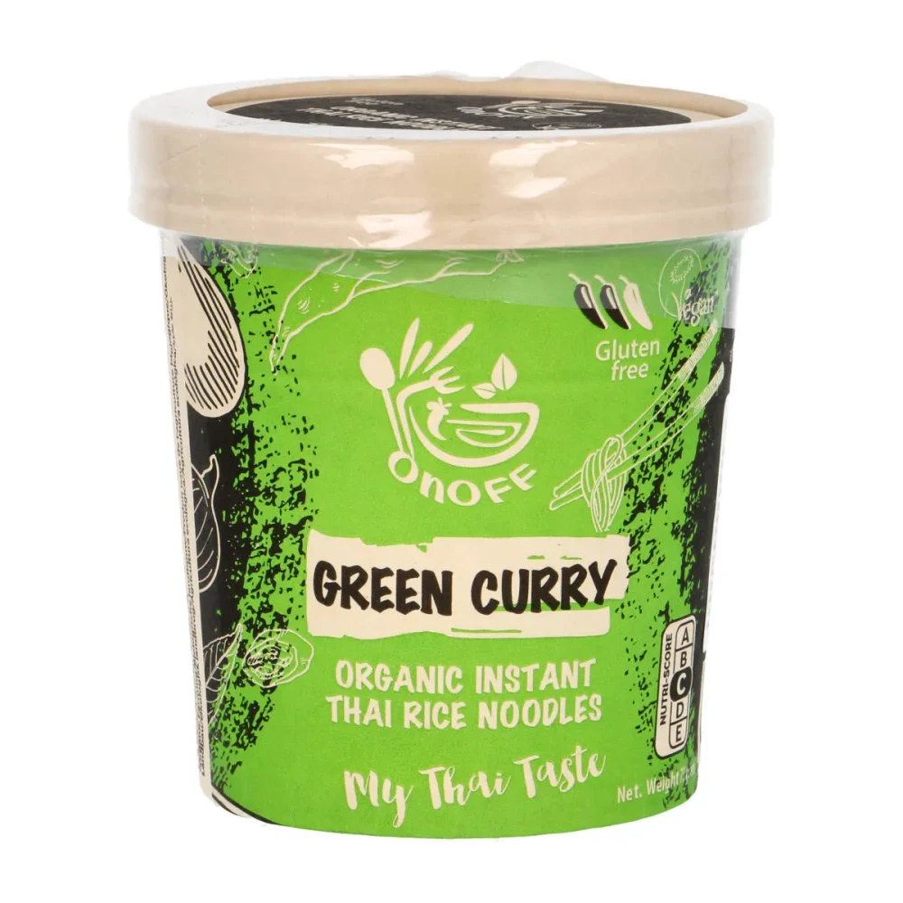 Greito paruošimo sriuba GREEN CURRY, vidutiniškai aštri, ekologiška