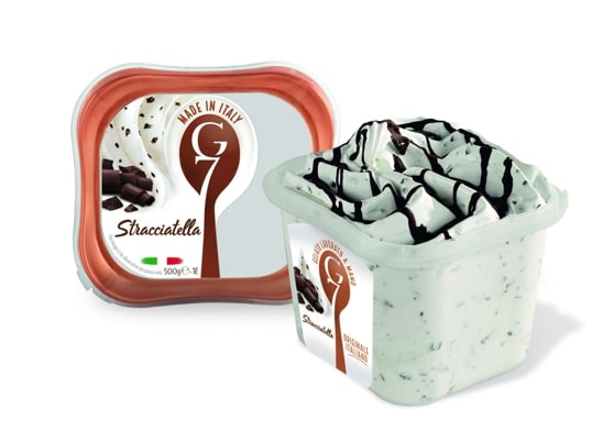 Itališki ledai G7 su vanile ir šokoladu, dėžutėjė, 1000 ml