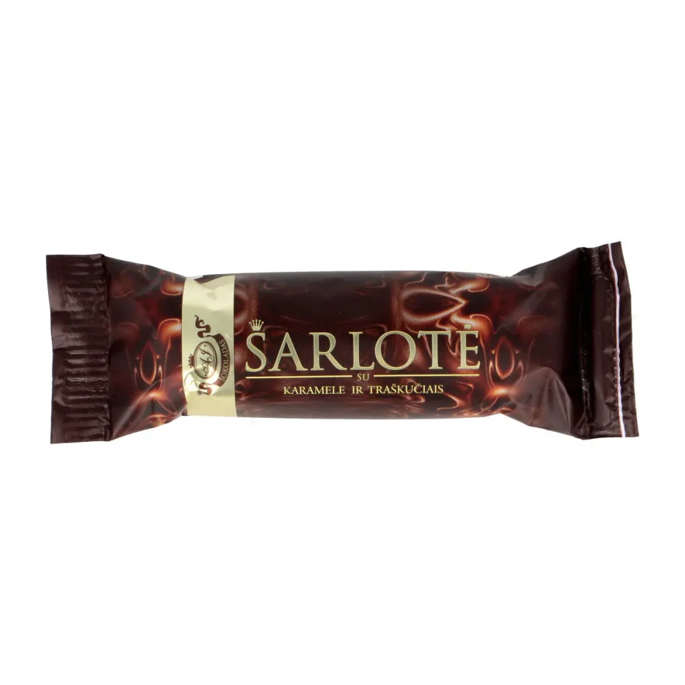 Chocolate with caramel and crispy bits CHARLOTTE