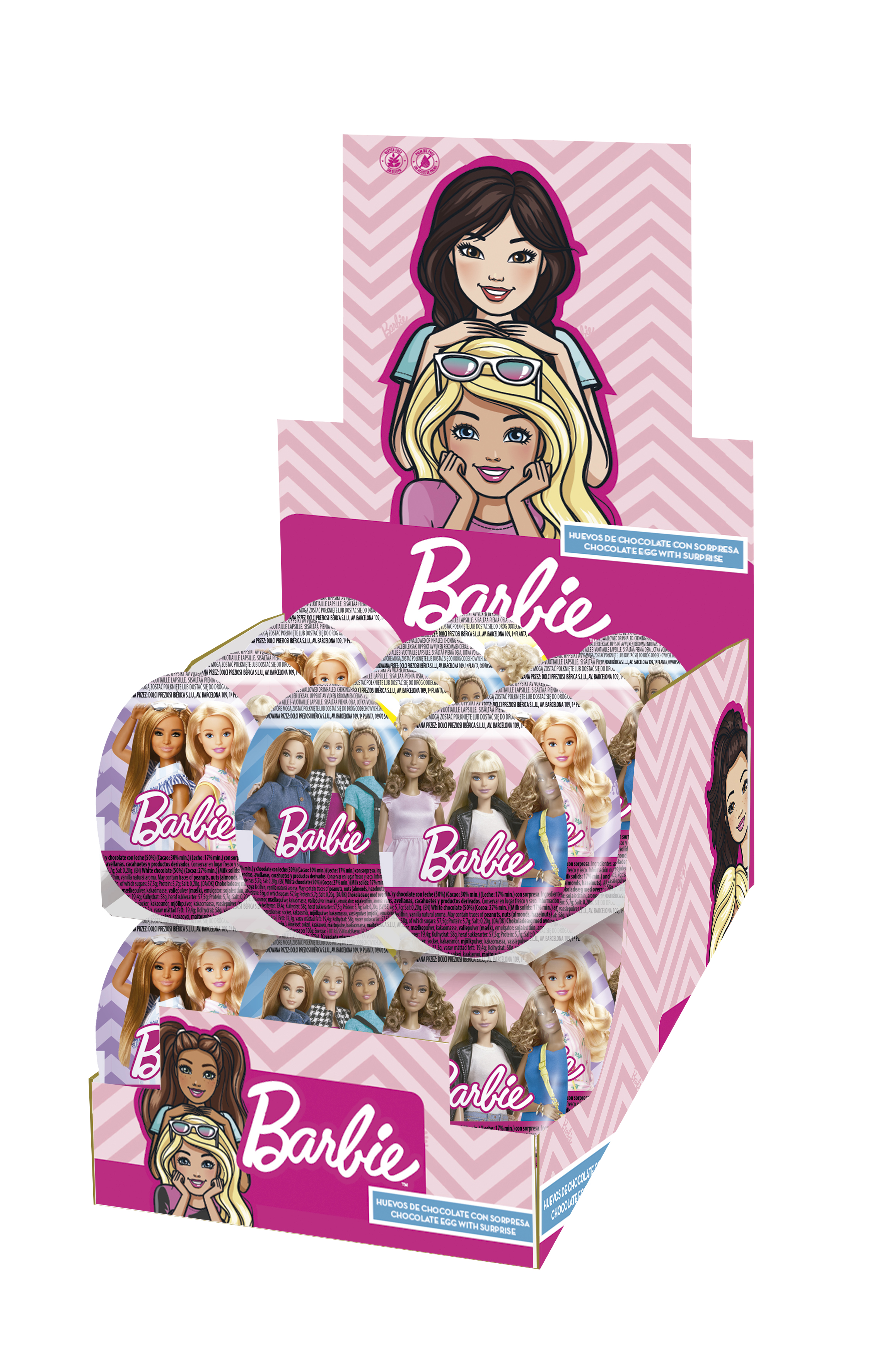 Chocolate egg BARBIE, 20 g