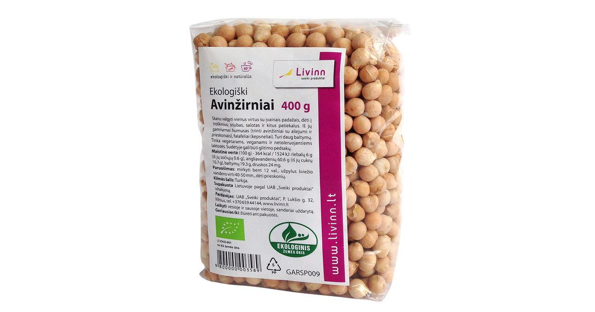 Chickpeas, organic