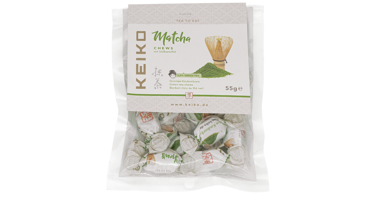 Candies with green tea 'Matcha'
