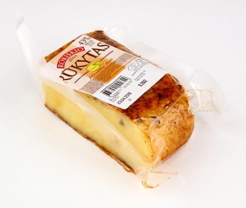 Smoked cheese ROKIŠKIO, 43%, kg