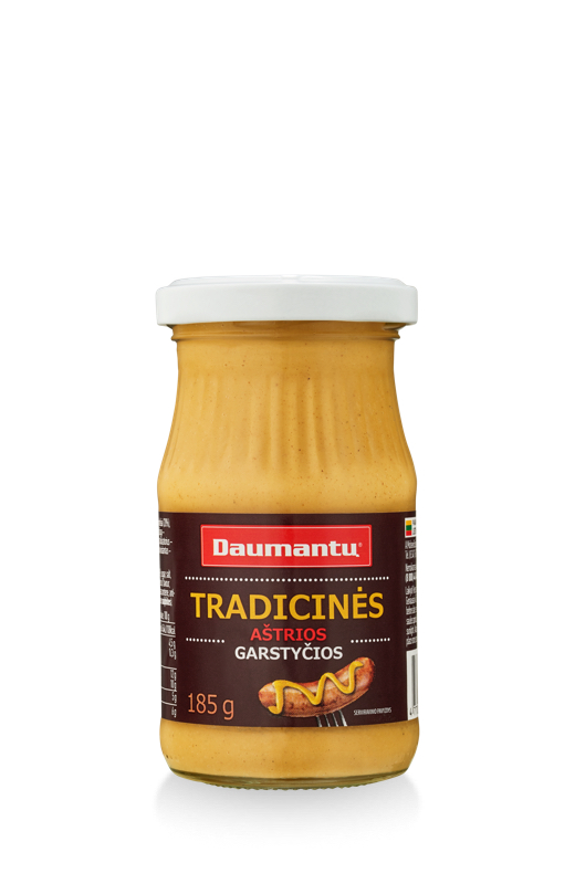 Mustard Traditional Lietuviskos, 185 g