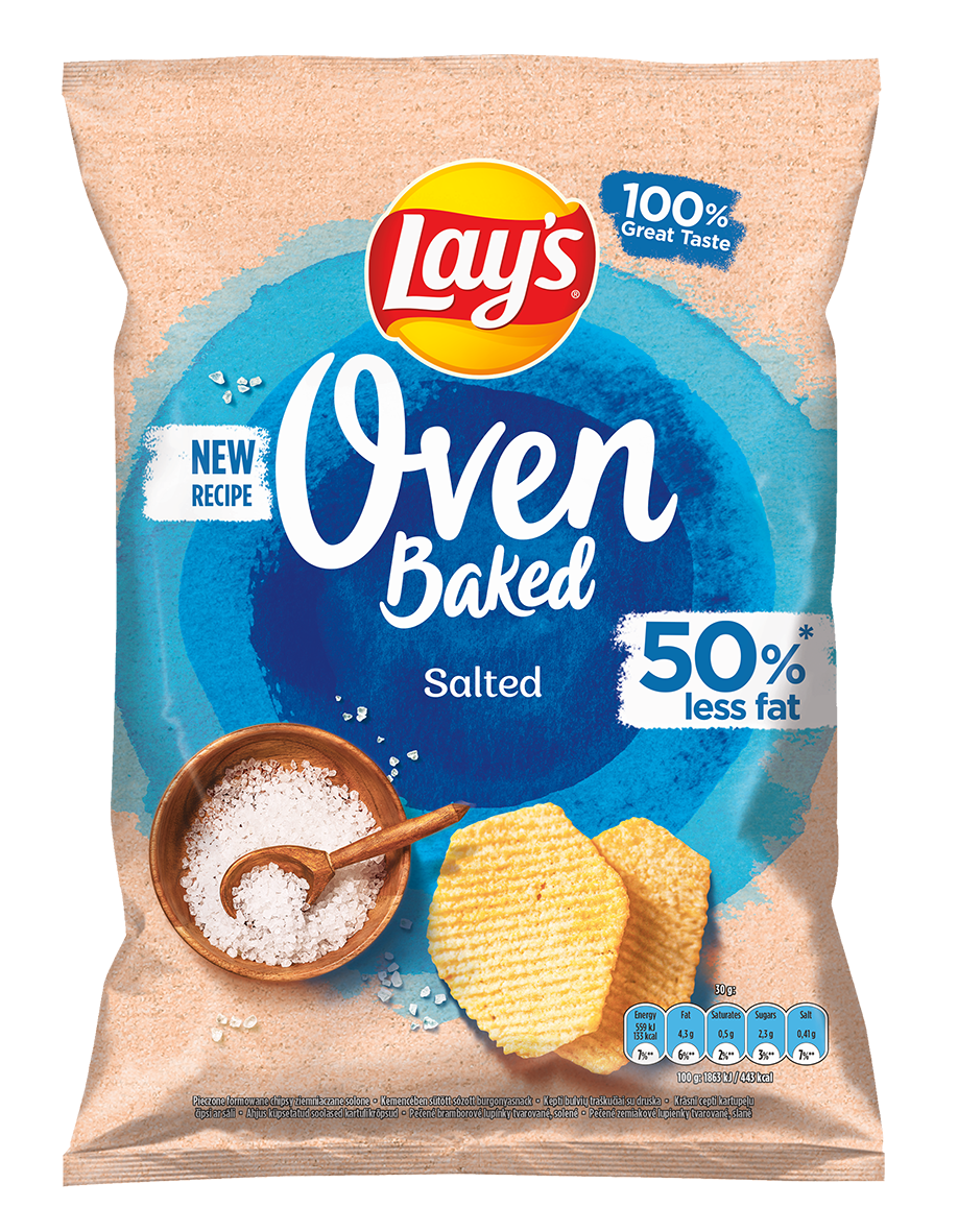 Potato chips LAY'S Oven Baked with salt, 110g
