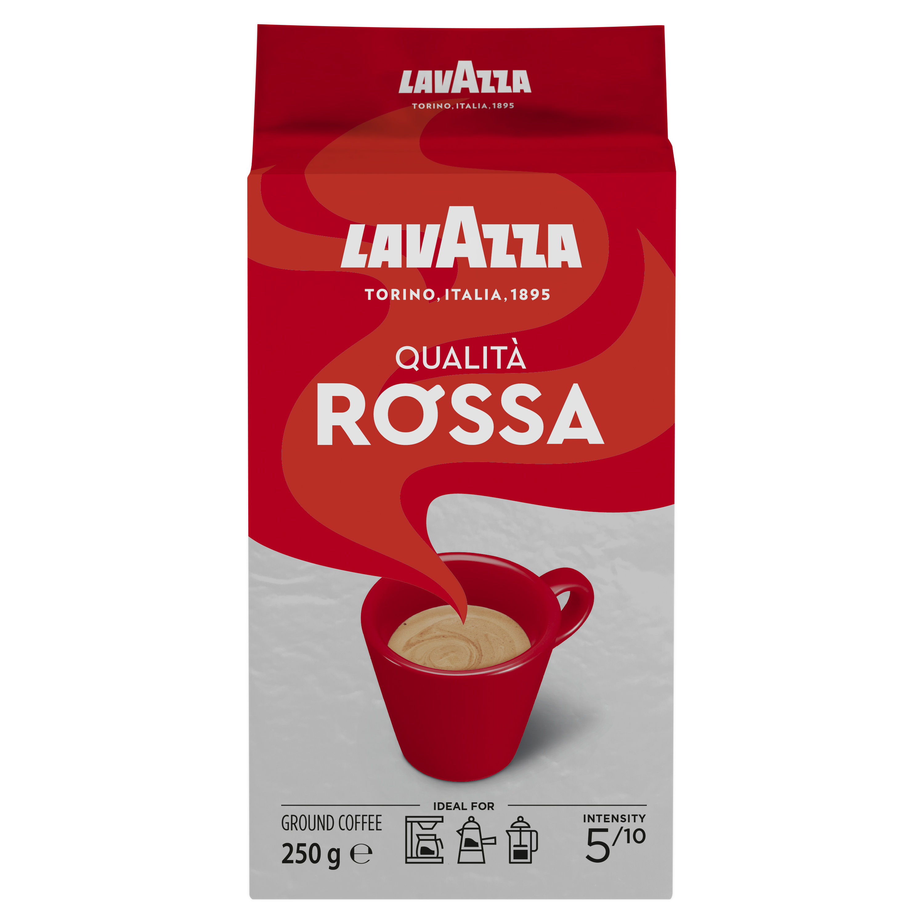 Ground coffee LAVAZZA Qualita Rossa, 250 g