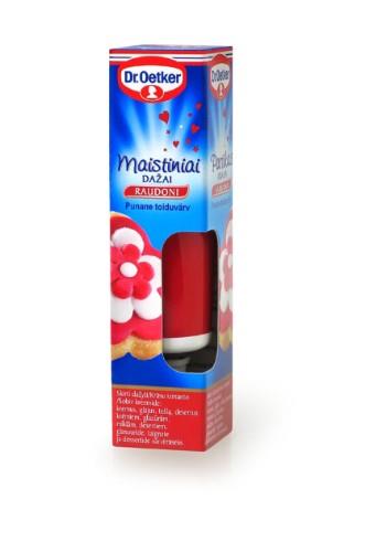 Food dyes gel DR.OETKER, red, 10 g