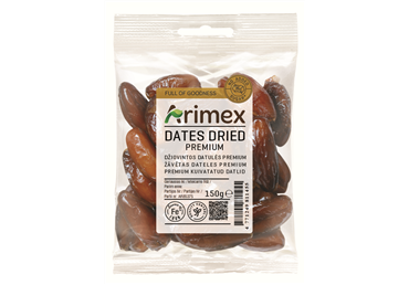 Dried dates ARIMEX Premium, without added sugar, 150 g