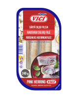 Rausvoji silkių filė VIČI 240 g