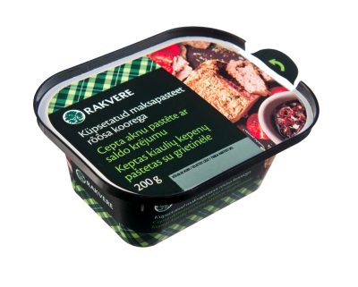 Kiaulių kepenų paštetas su grietinėle 200g