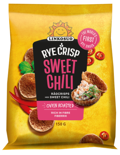 Rye chips LINKOSUO, sweet chilli, 150 g