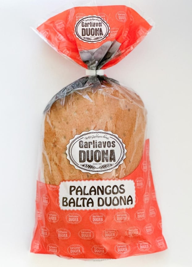 Bread PALANGA, white, sliced, steamed, 700g