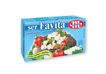 Salad and sandwich cheese FAVITA, 18% fat., 27 g