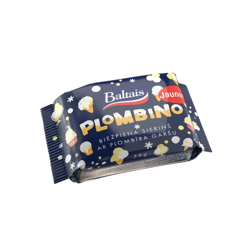 Glaistytas varškės sūrelis PLOMBINO