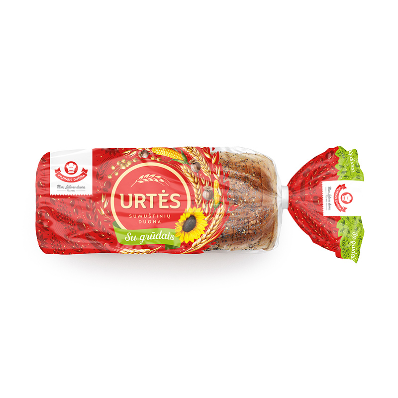 Toast bread URTES, with grains, 47  g