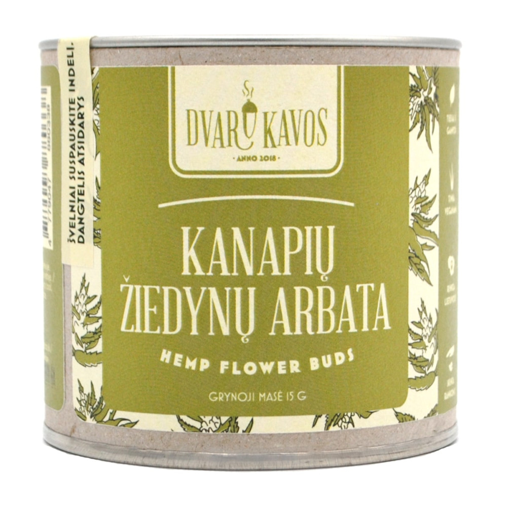 Kanapių žiedynų arbata