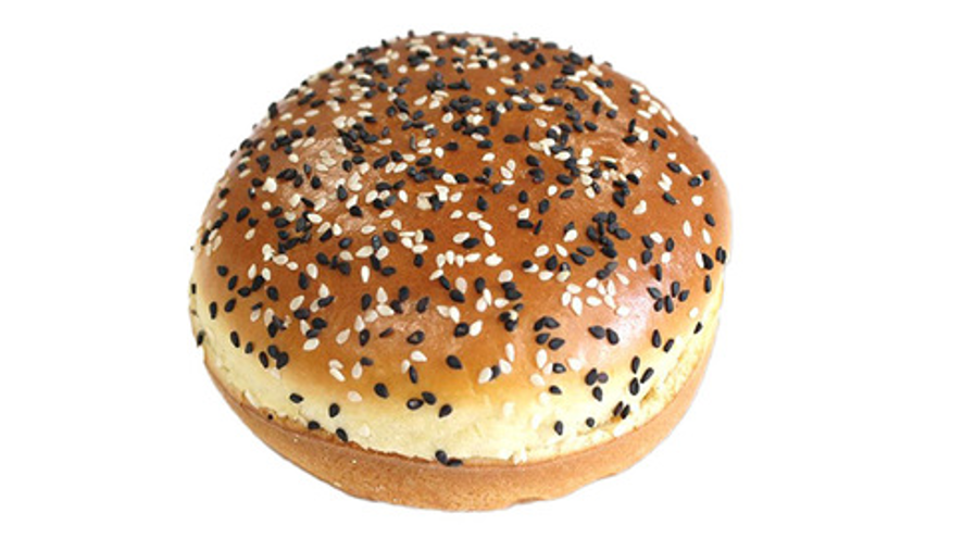 Frozen brioche bun with sesame seed, D12 cm, 86 g x 30 vnt