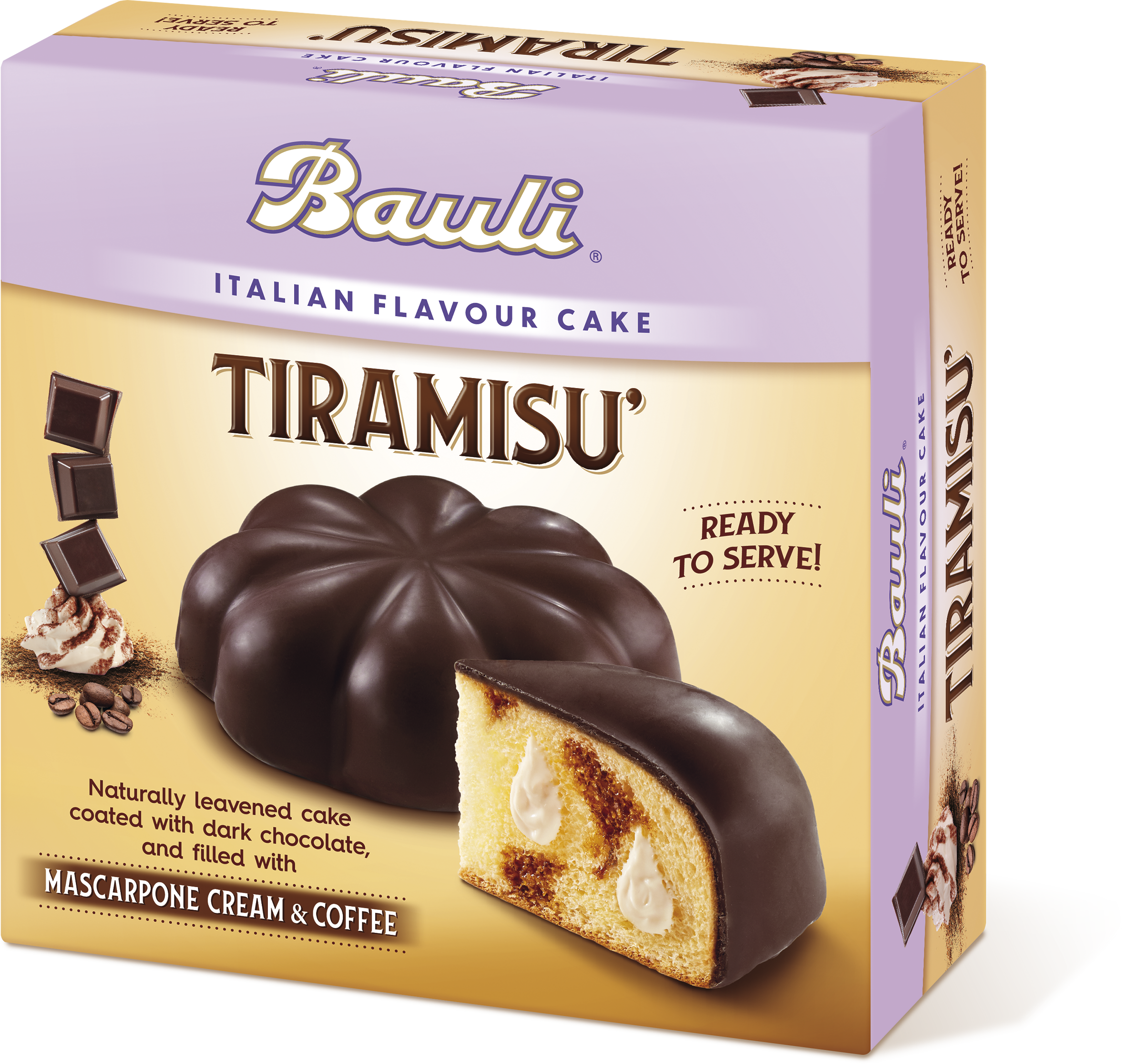 Italian cake BAULI, Tiramisu, 450 g