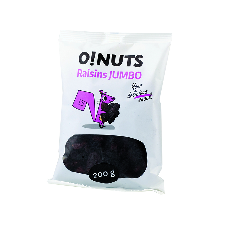 Raisins Jumbo O!NUTS, 200 g