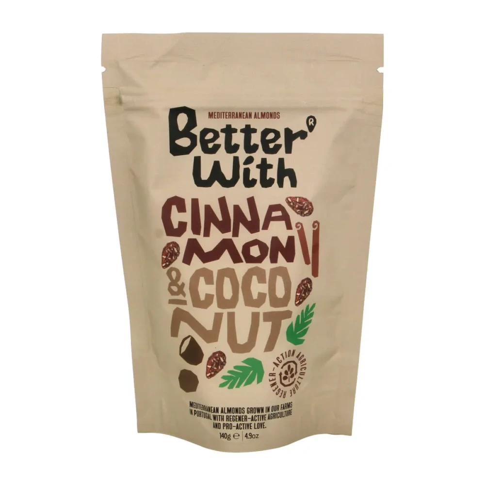 Migdolai su cinamonu ir kokosais CINNAMON AND COCONUT