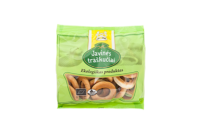 JAVINĖS ekologiški kvietiniai traškučiai 150g