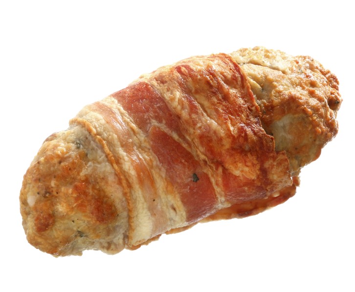 Pork minced with bacon,frozen, 0.150 kg (40pcs)