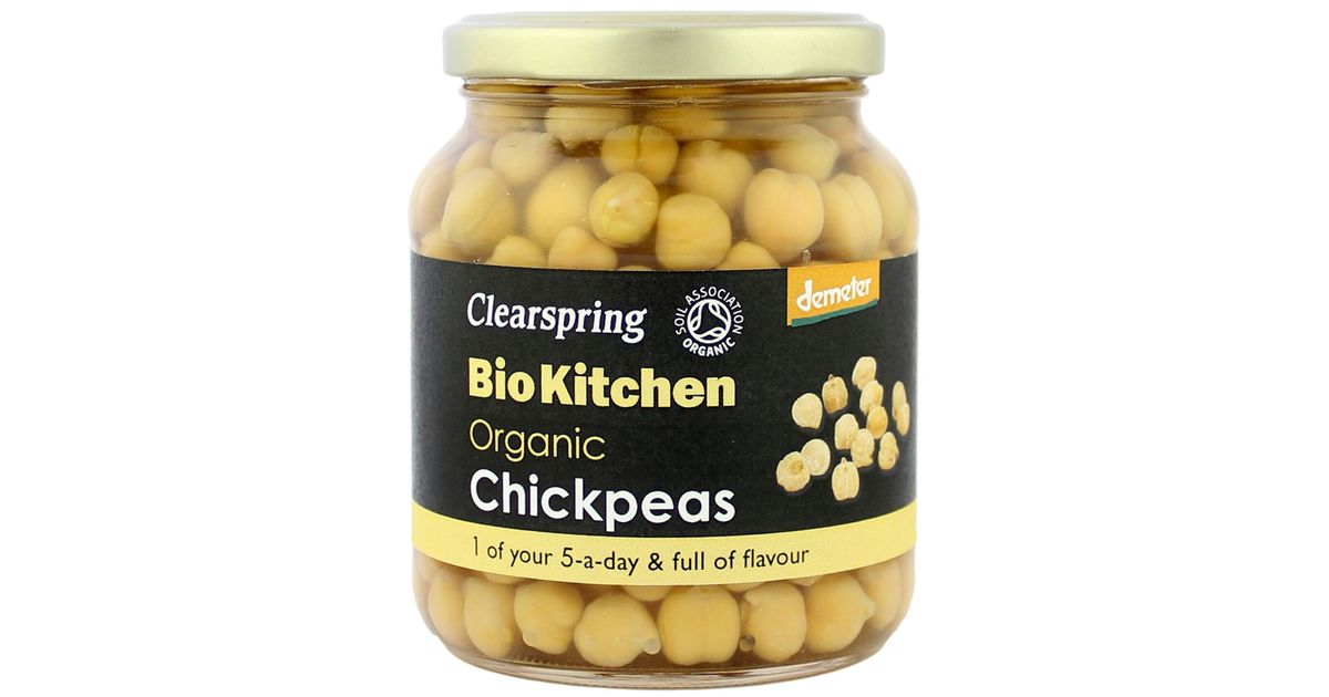 Canned chickpeas, biodynamic