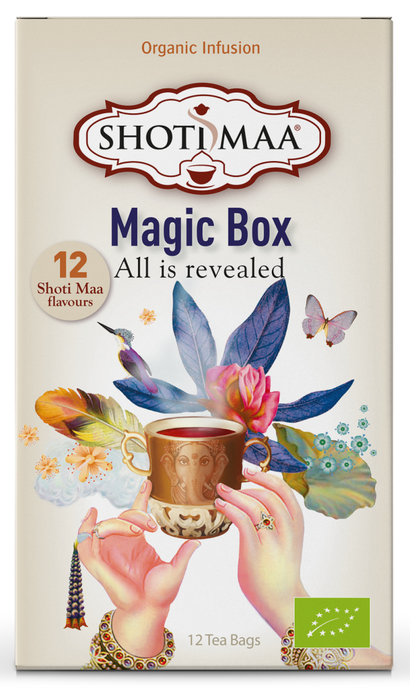 Arbatos rinkinys MAGIC BOX, ekologiškas, 12 pak.