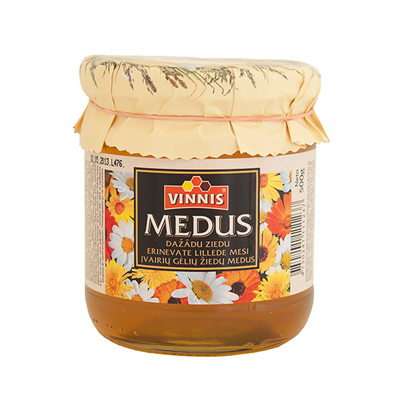 Various blossom honey VINNIS, 0.5 kg